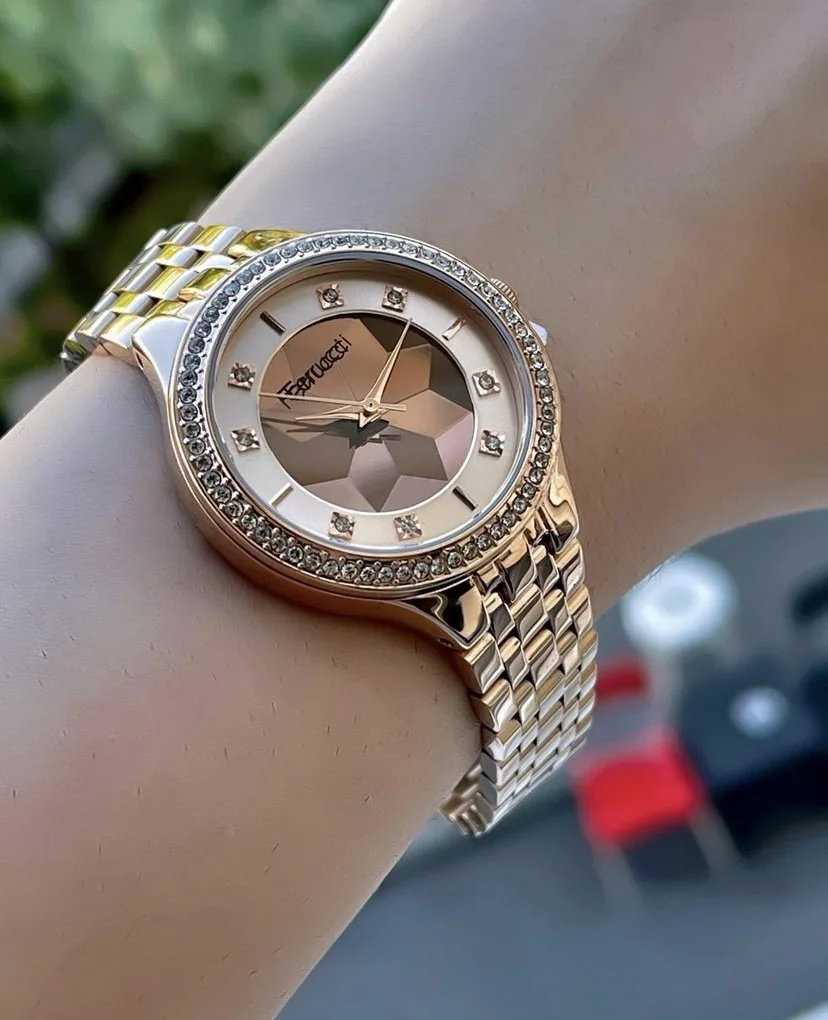 Ferrucci FBG17008A Gümüş Kadranlı Çelik Kordonlu Kadın Kol Saati