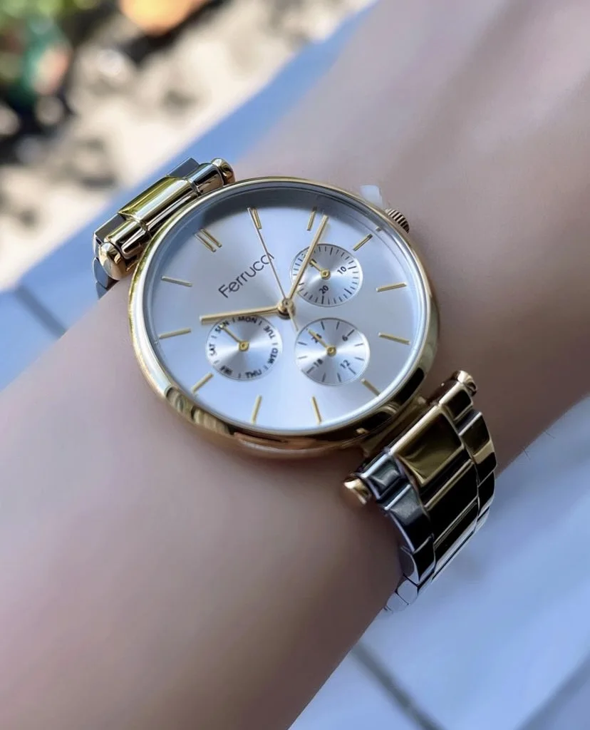 Ferrucci FBH18001C Gümüş Kadranlı Çelik Kordonlu Kadın Kol Saati