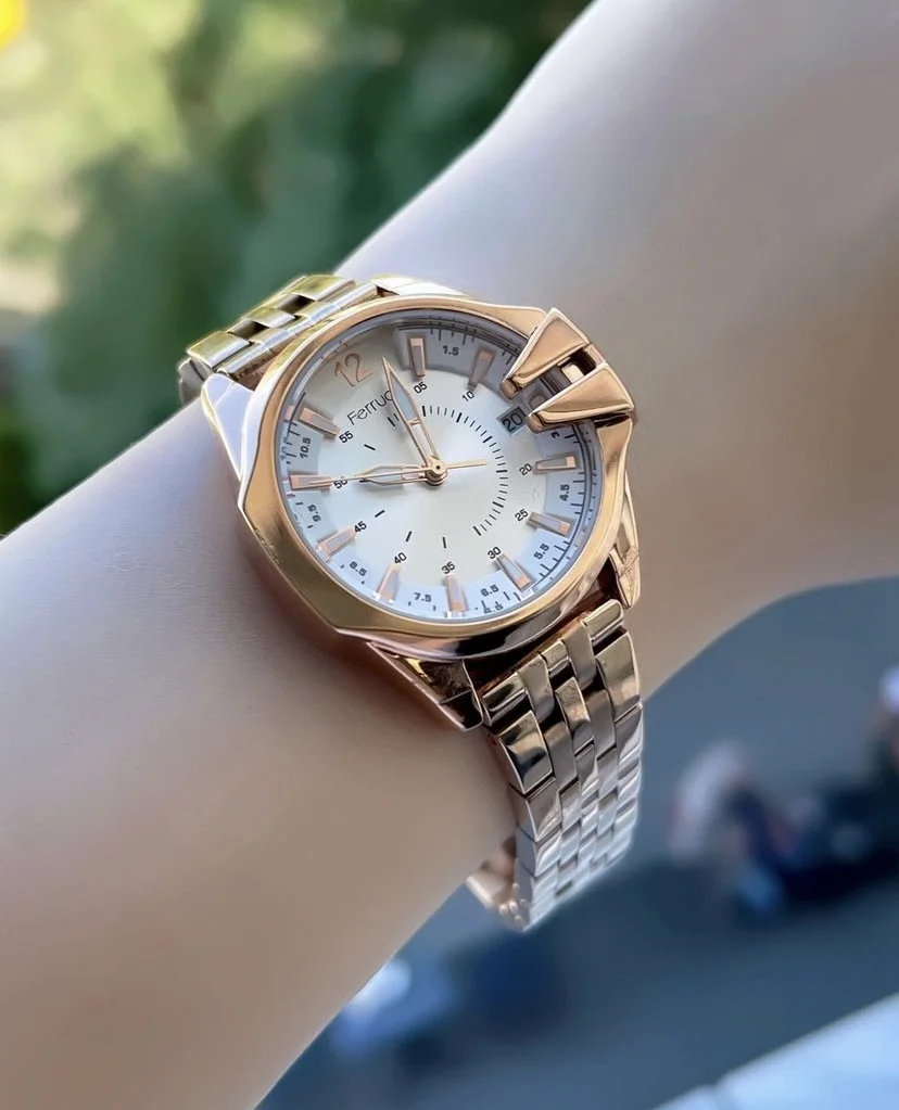 Ferrucci FBH18007C Gümüş Kadranlı Çelik Kordonlu Kadın Kol Saati