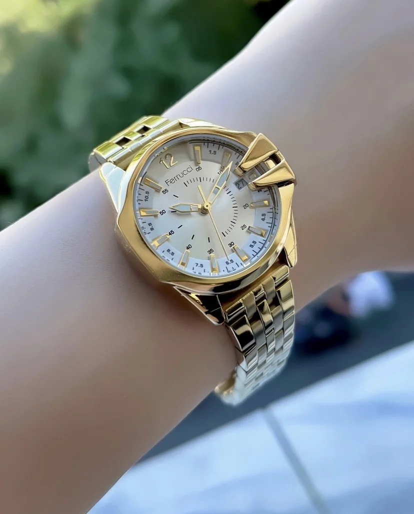 Ferrucci FBH18007D Gümüş Kadranlı Çelik Kordonlu Kadın Kol Saati